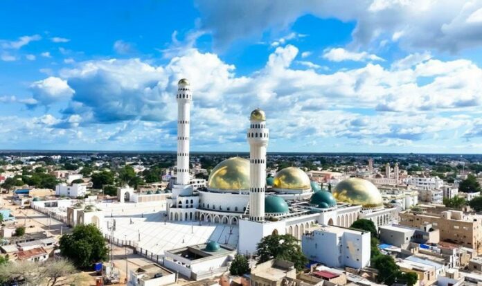 Une vue par drone du quartier de la grande mosquée